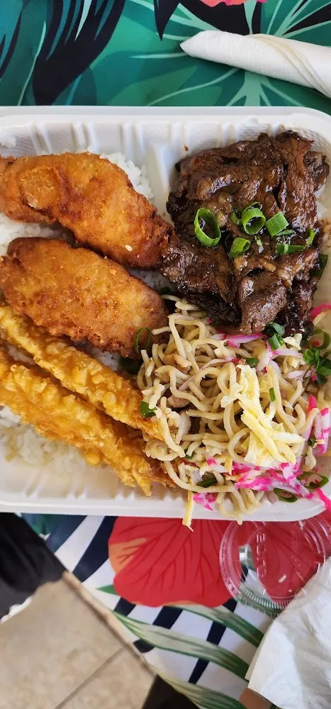 Fish and Beef Plate